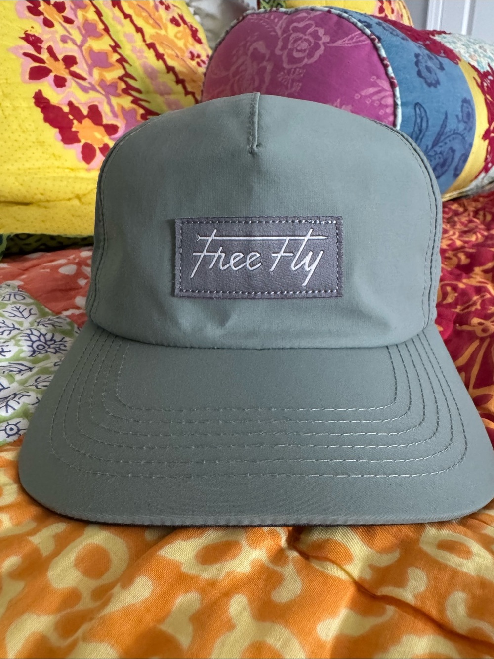 Free Fly Apparel Olive Green 5-Panel Camp Cap